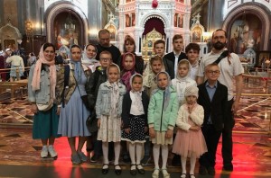 Детская литургия с патриархом Кириллом