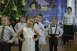 Рождественский праздник в детском саду поселка Московский