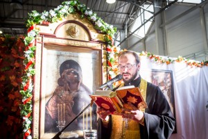 Молебен перед открытием Православного фестиваля "Артос"